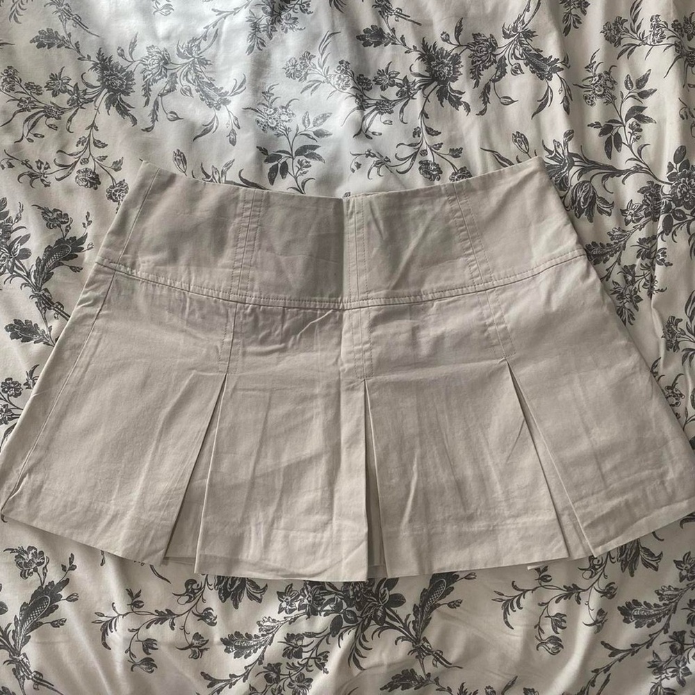 pleated zara skort / skirt